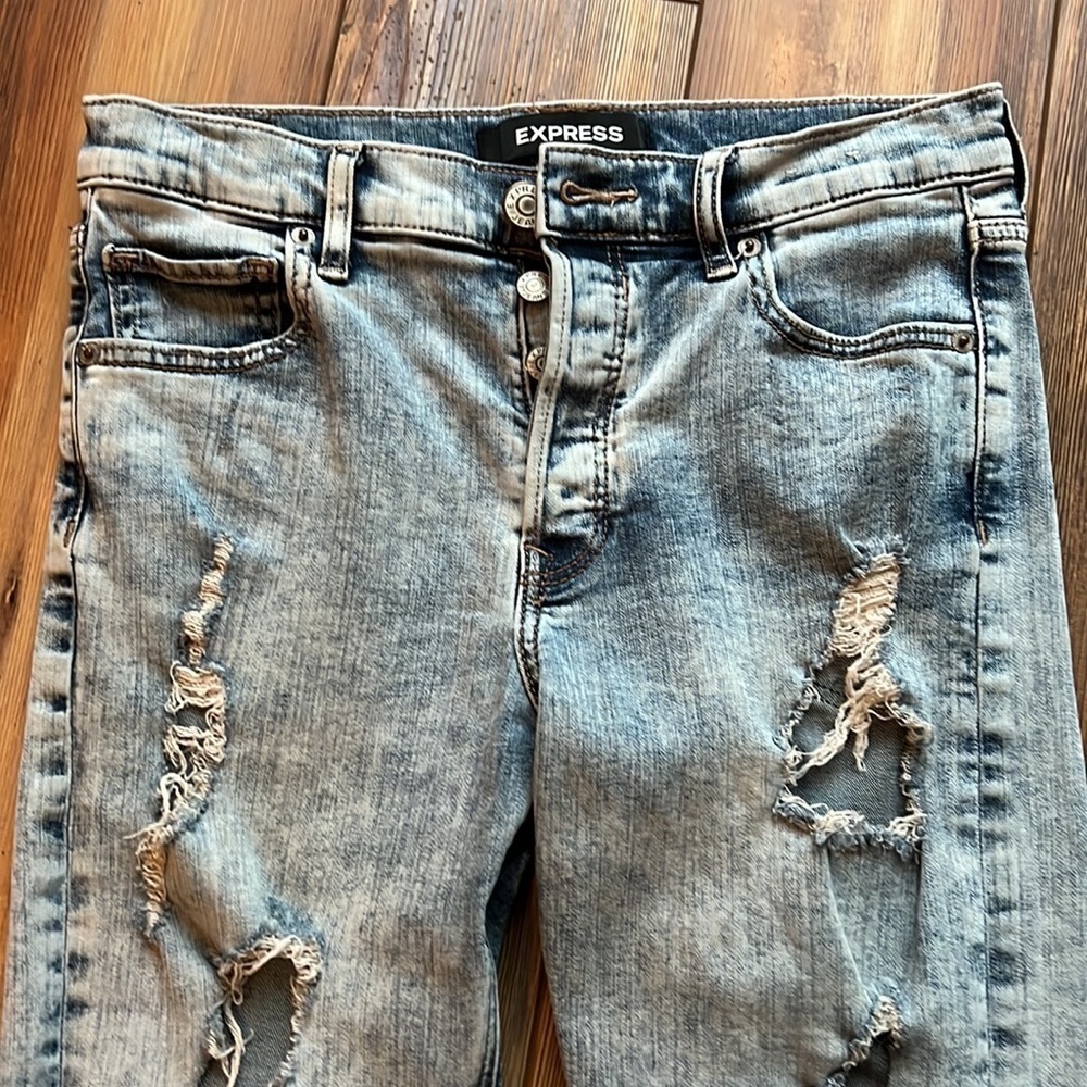 Express vintage skinny high rise original size 2 - Picture 2 of 12